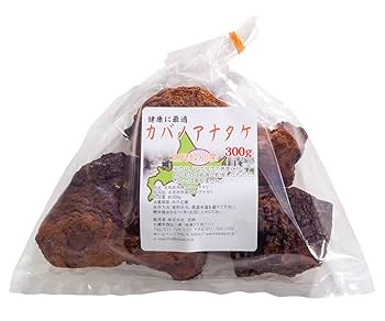 Amazon.co.jp: カバノアナタケ茶 塊 (原体) 300g 北海道産